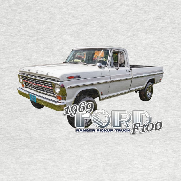 1969 Ford F100 Ranger Pickup Truck by Gestalt Imagery